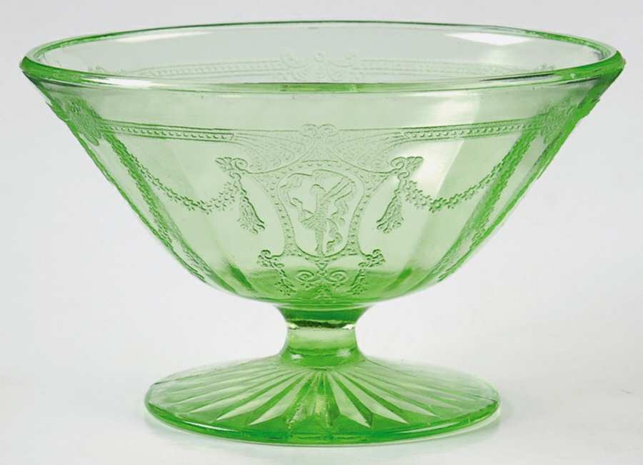 Cameo Green Mayonnaise Comport by Anchor Hocking-1