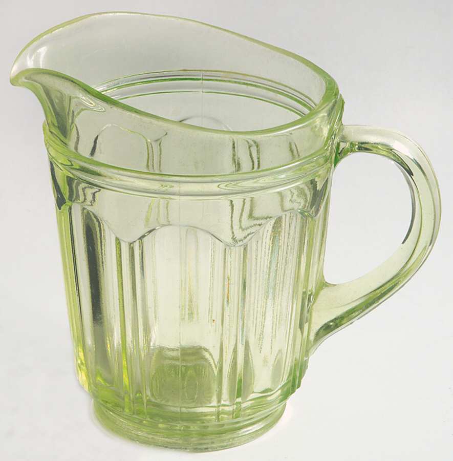 Colonial Green Creamer by Anchor Hocking-1