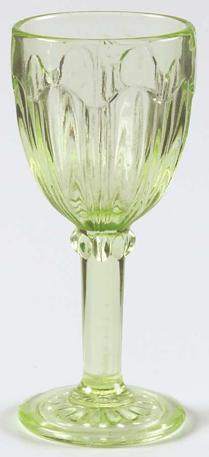 Colonial Green Cordial Glass by Anchor Hocking-1