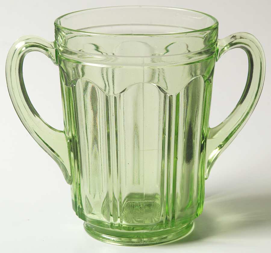 Colonial Green Open Spooner by Anchor Hocking-1