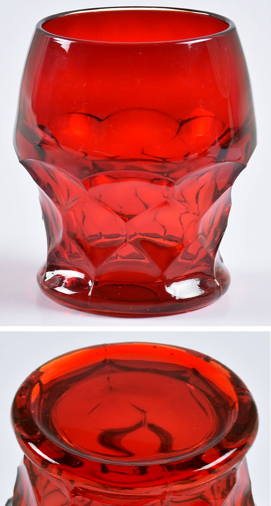 Georgian Ruby 10 Oz Flat Tumbler by Anchor Hocking-1