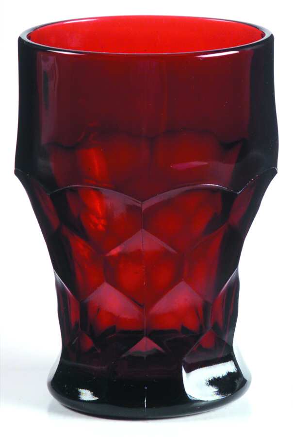 Georgian Ruby 12 Oz Flat Tumbler by Anchor Hocking-1