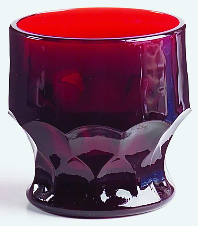 Georgian Ruby 5 Oz Flat Tumbler by Anchor Hocking-1
