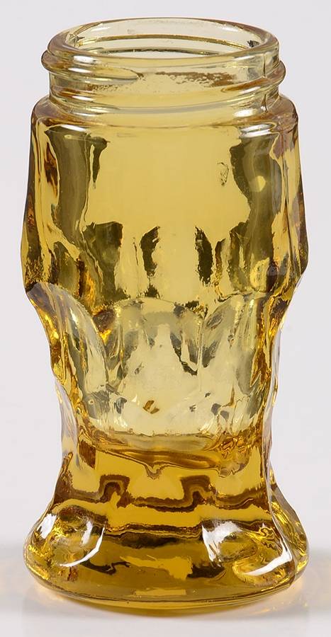 Georgian Amber (Topaz) Shaker No Plastic Lid by Anchor Hocking-1