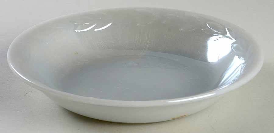 Gray Laurel Rim Soup Bowl by Anchor Hocking-1