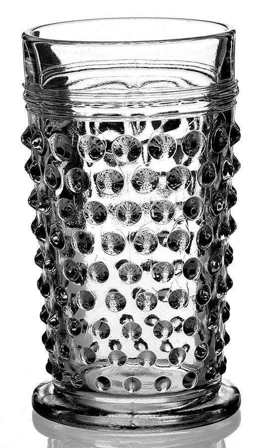 Hobnail Clear 10 Oz Flat Tumbler by Anchor Hocking-1
