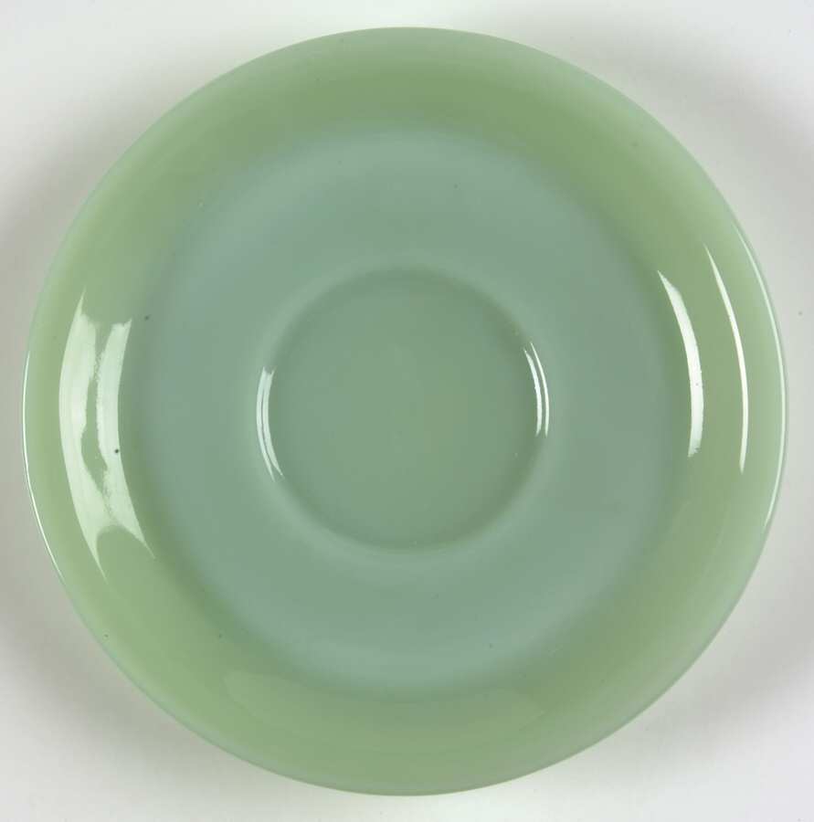 Jade Ite (Restaurant Ware, Older) Saucer only by Anchor Hocking-1