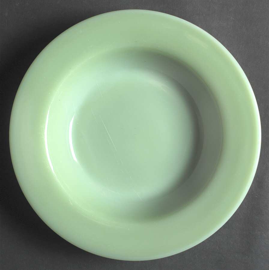 Jade Ite (Restaurant Ware, Older) Rim Soup Bowl by Anchor Hocking-1