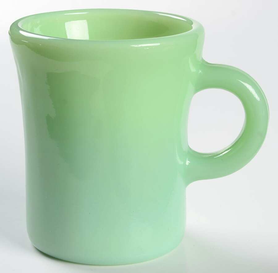 Jade Ite (Restaurant Ware, Older) Chocolate Mug by Anchor Hocking-1