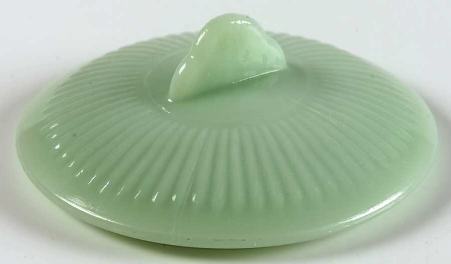 Jane Ray Jade Ite Lid for Sugar Bowl by Anchor Hocking-1