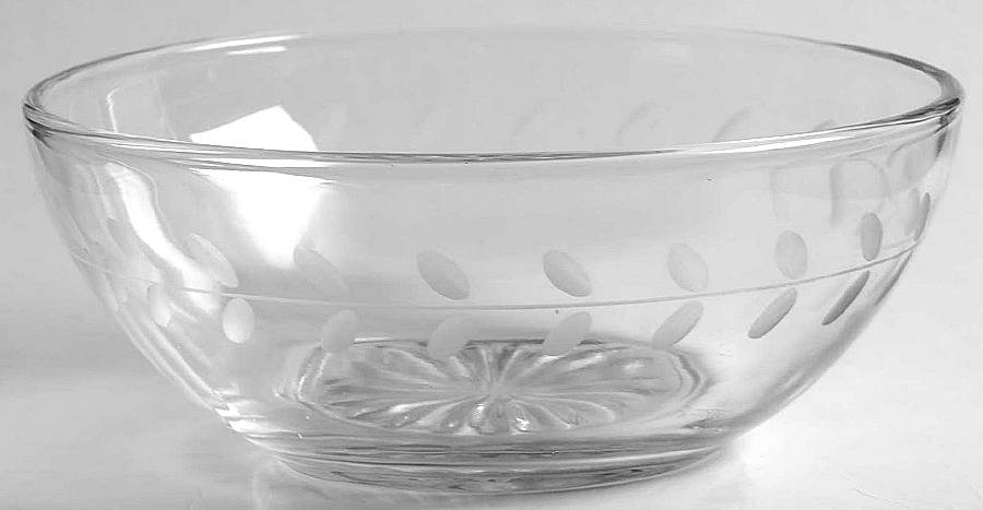 Laurel (Gray Cut) Cereal Bowl by Anchor Hocking-1