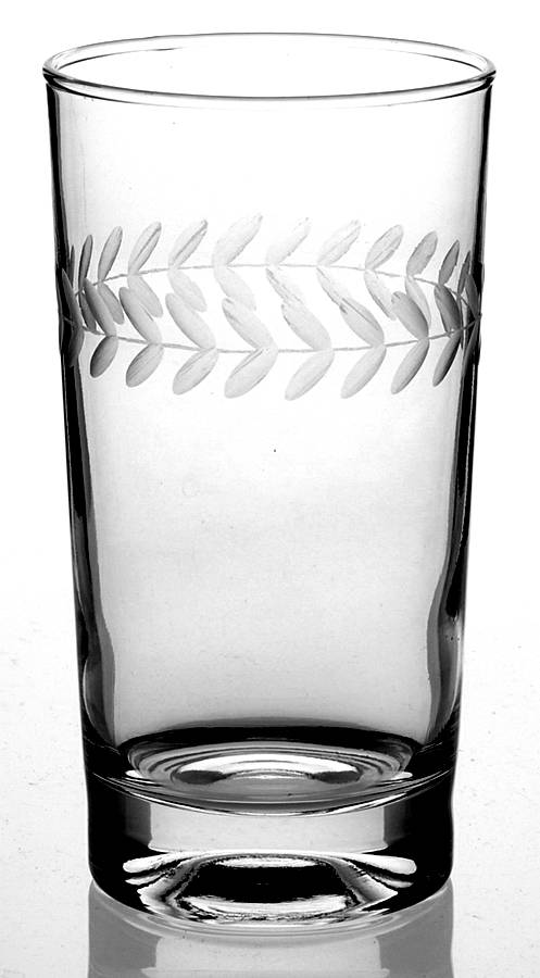Laurel (Gray Cut) 9 Oz Flat Tumbler by Anchor Hocking-1