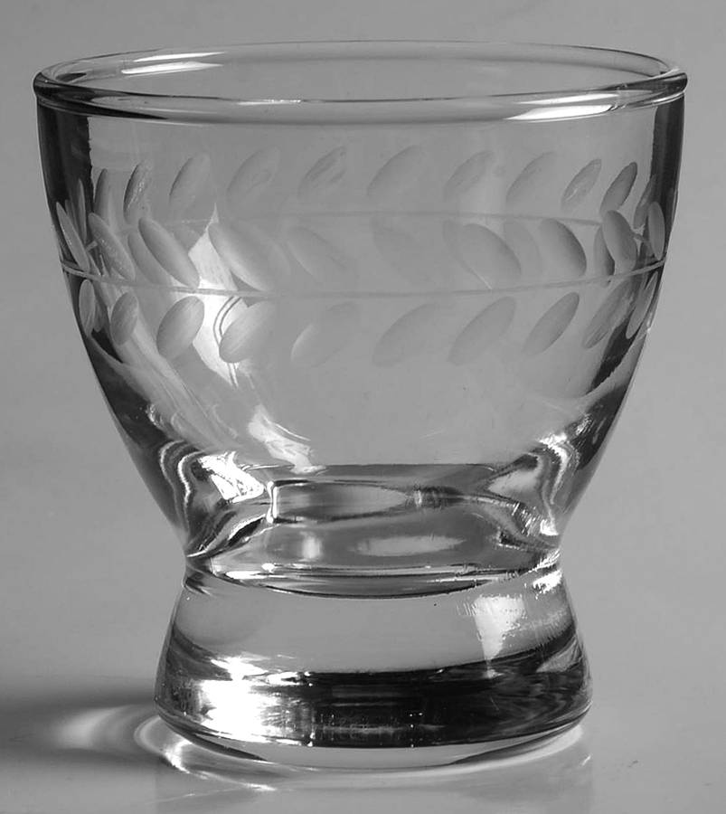 Laurel (Gray Cut) Small Dessert Bowl by Anchor Hocking-1
