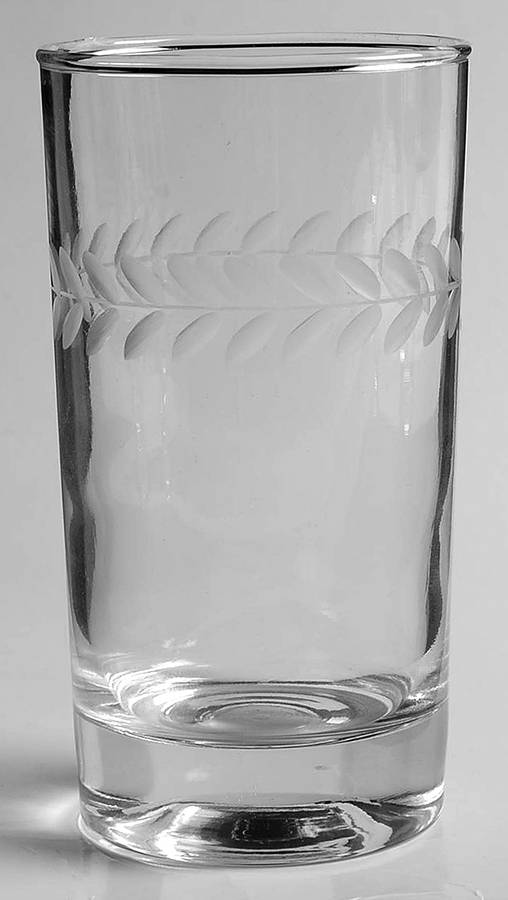 Laurel (Gray Cut) 8 Oz Flat Tumbler by Anchor Hocking-1