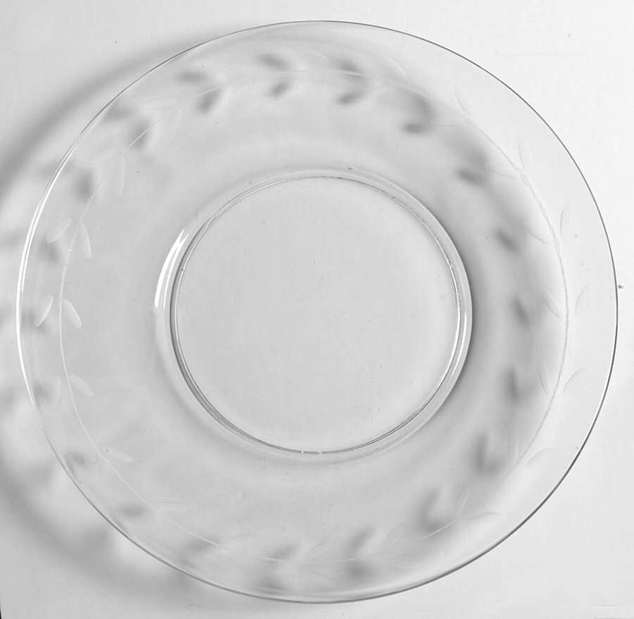 Laurel (Gray Cut) Bread & Butter Plate by Anchor Hocking-1