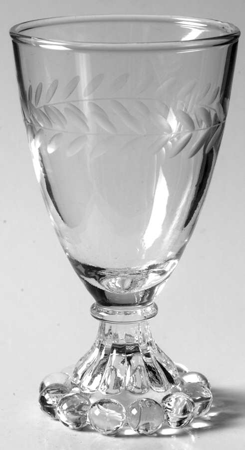 Laurel (Gray Cut) Juice/Wine Glass by Anchor Hocking-1