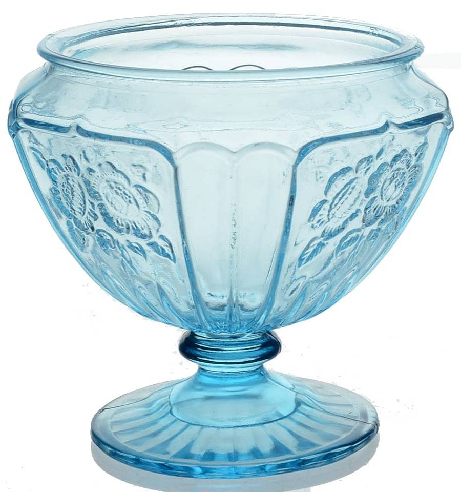Mayfair Blue Candy Dish No Lid by Anchor Hocking-1