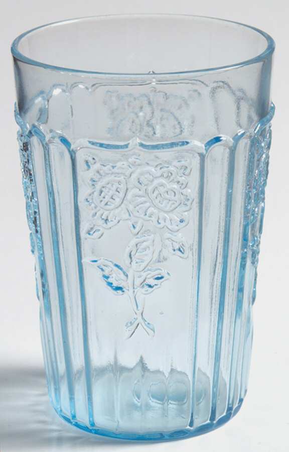 Mayfair Blue Flat Juice Glass by Anchor Hocking-1
