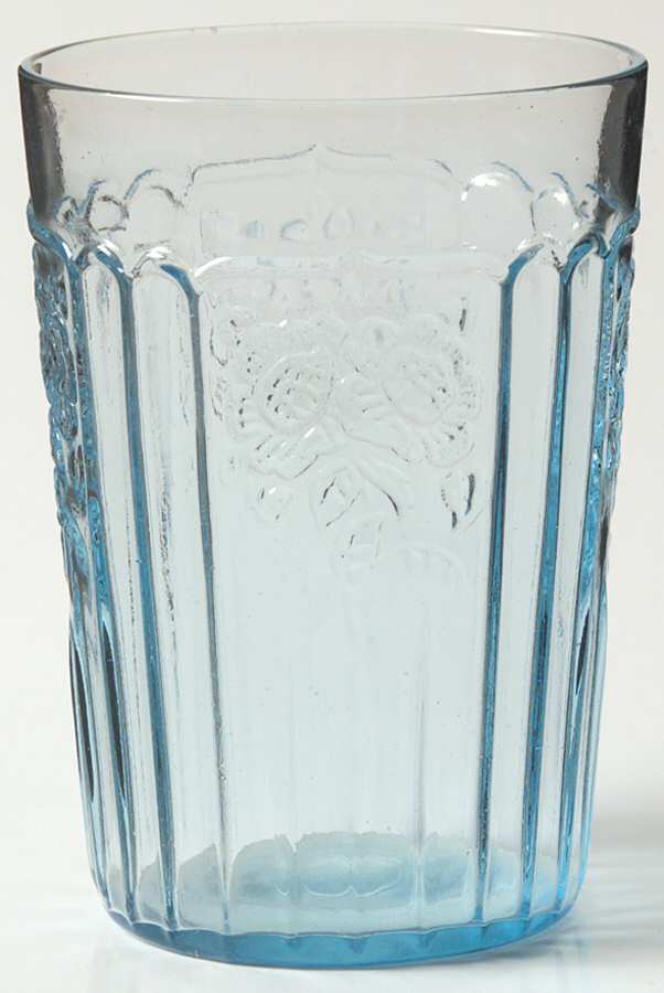Mayfair Blue 9 Oz Flat Tumbler by Anchor Hocking-1