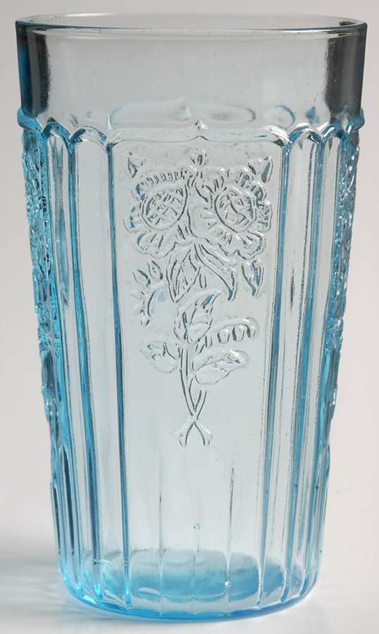 Mayfair Blue 11 Oz Flat Tumbler by Anchor Hocking-1