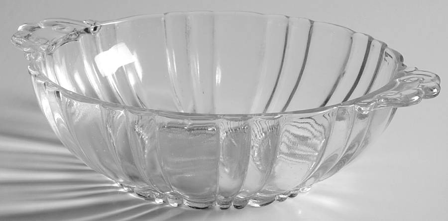 Old Cafe Clear 6" Shallow Nappy by Anchor Hocking-1