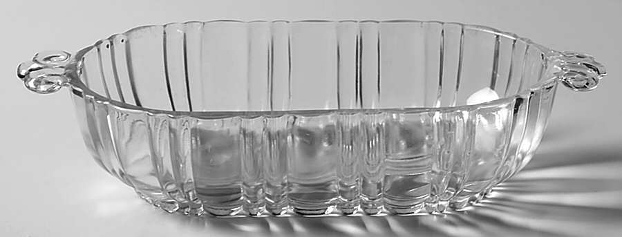 Old Cafe Clear Olive Dish by Anchor Hocking-1