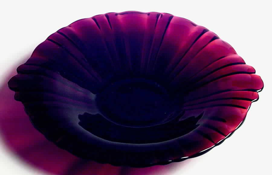 Old Cafe Royal Ruby Round Tray by Anchor Hocking-1