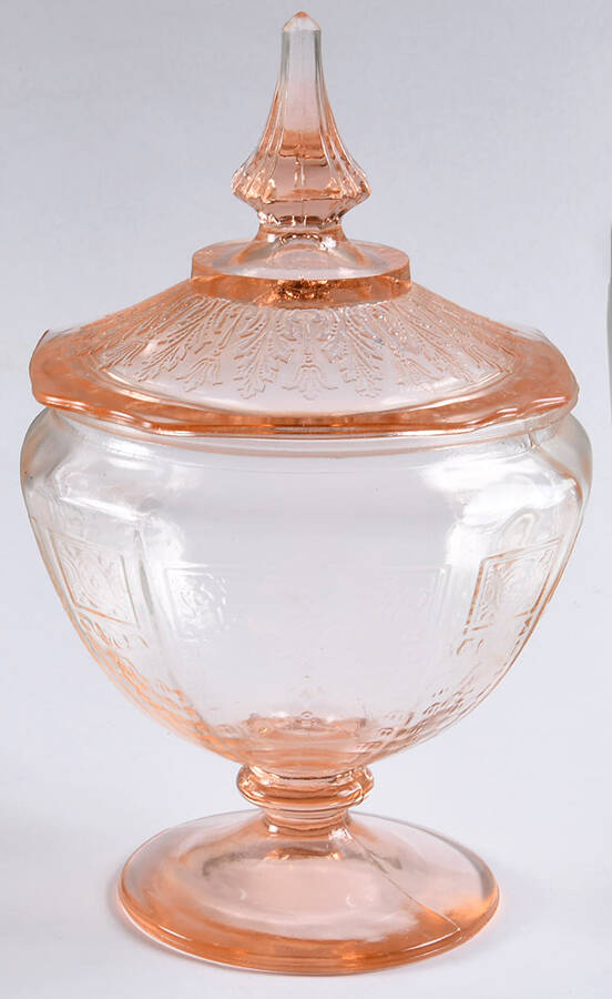 Princess Pink Candy Jar & Lid by Anchor Hocking-1