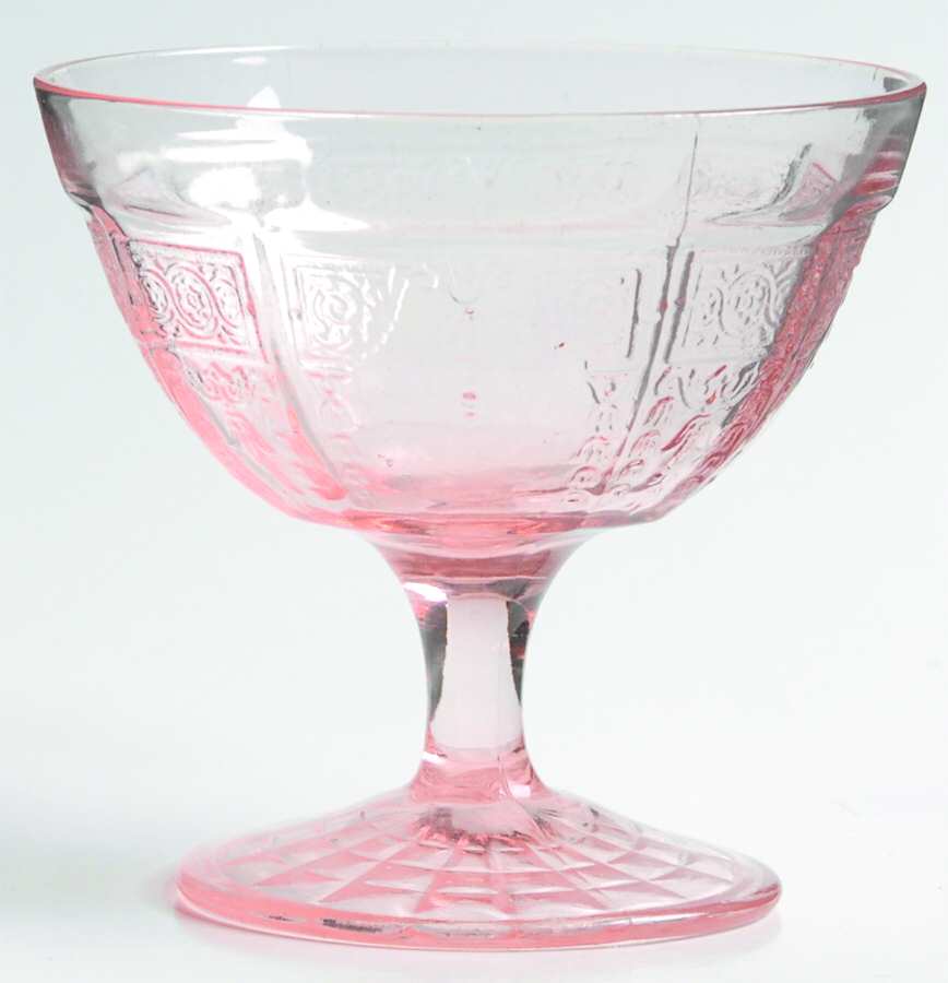 Princess Pink Champagne/Tall Sherbet by Anchor Hocking-1