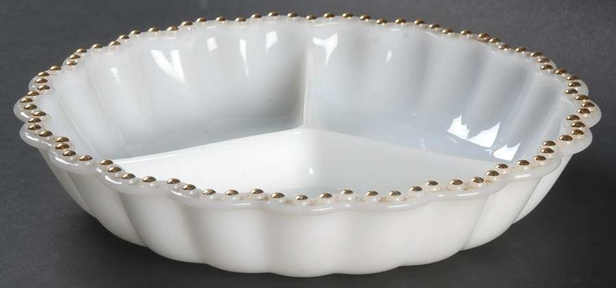 Swirl Golden Anniversary 9" Round 3 Part Relish by Anchor Hocking-1