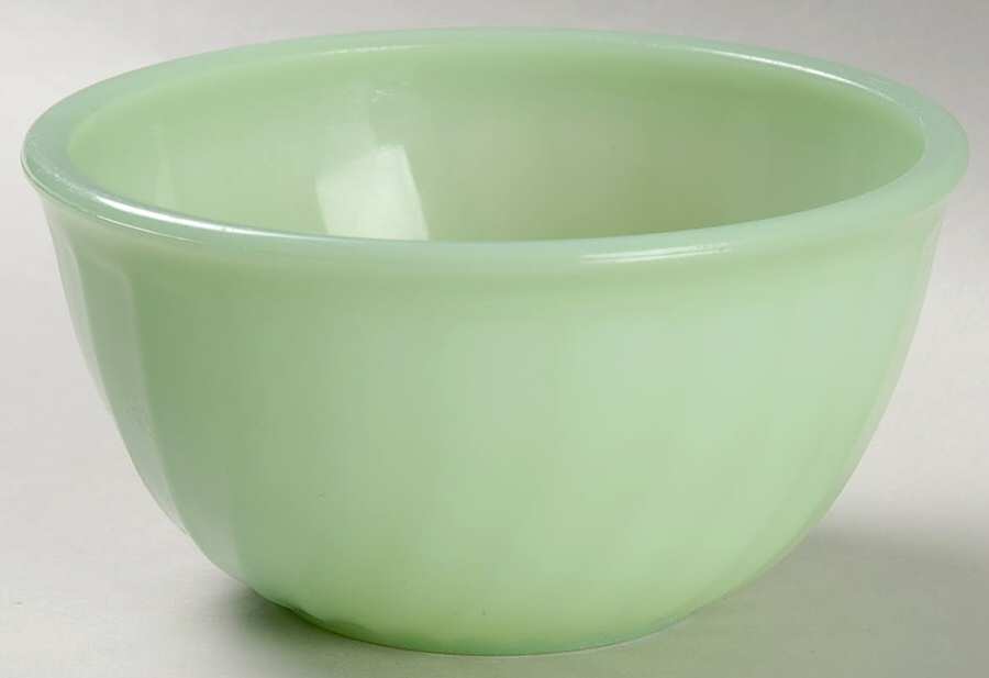 Swirl Jade Ite Shell 5" Mixing Bowl by Anchor Hocking-1