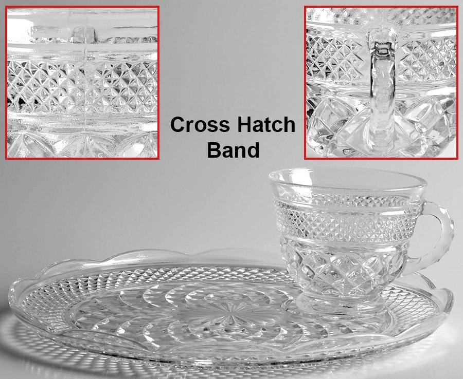 Wexford Snack Plate & Cup Set by Anchor Hocking-1