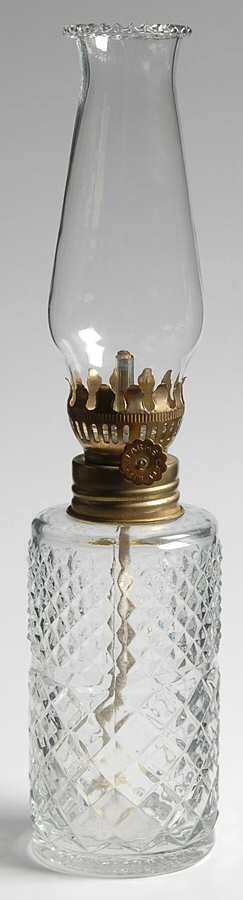 Wexford Mini Oil Lamp with Shade by Anchor Hocking-1