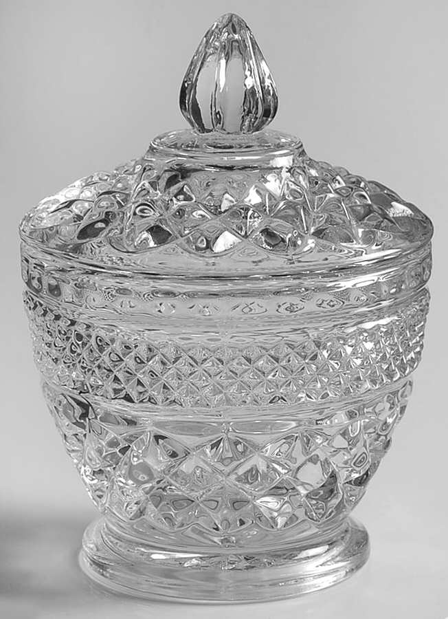 Wexford Sugar Bowl & Lid by Anchor Hocking-1
