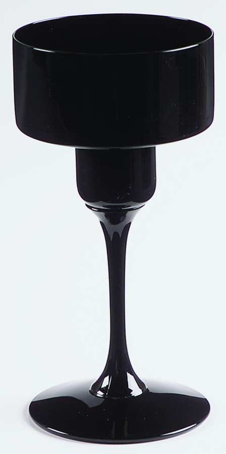 Ebony 6" Single Light Candlestick by American Manor-1