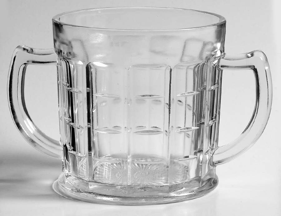 Colonial Block Clear Open Sugar by Hazel-Atlas-1