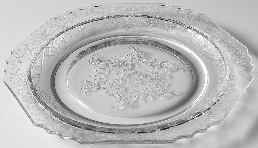 Florentine 1 Clear Bread & Butter Plate by Hazel-Atlas-1