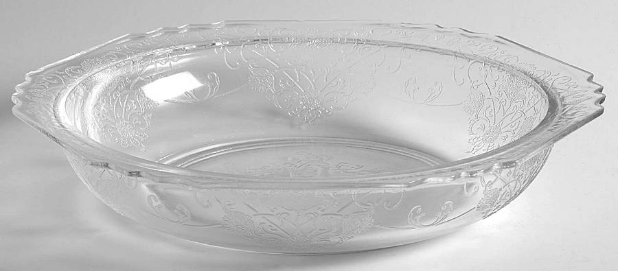 Florentine 1 Clear 8" Round Bowl by Hazel-Atlas-1