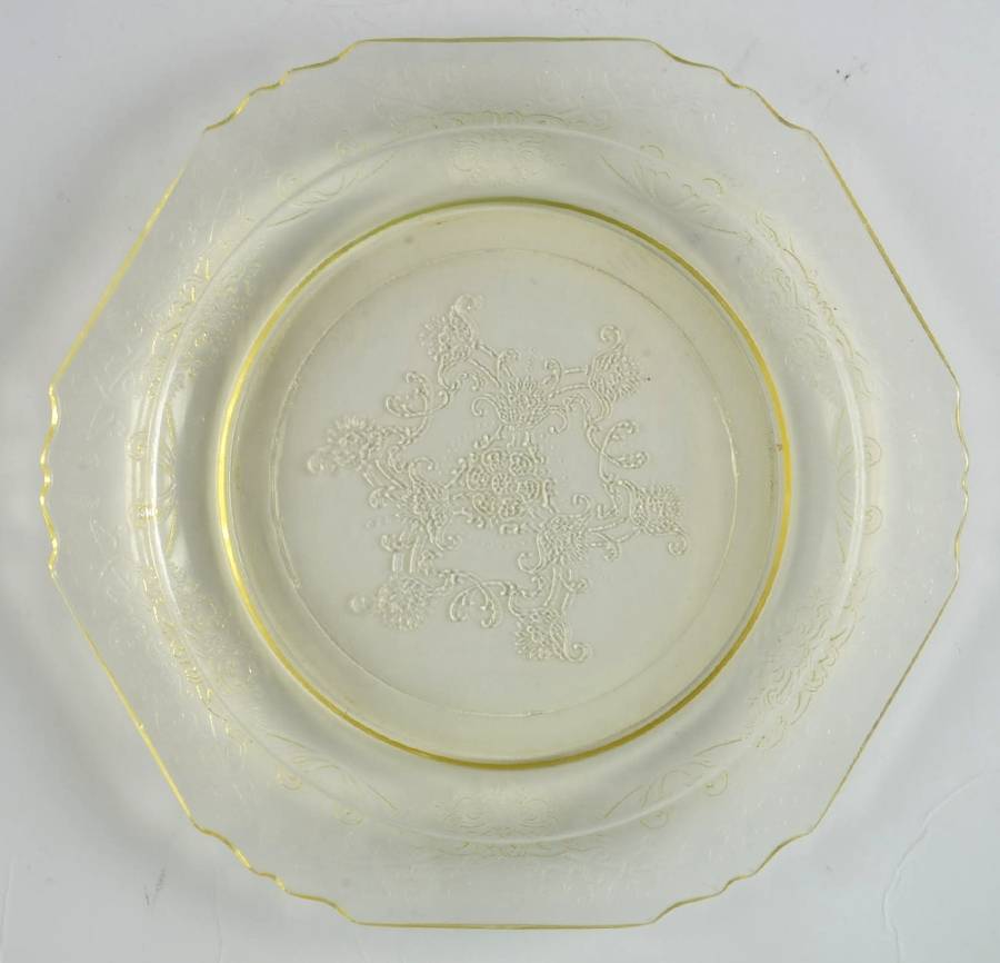 Florentine 1 Yellow Bread & Butter Plate by Hazel-Atlas-1