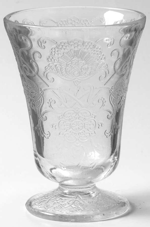 Florentine 2 Clear Juice Glass by Hazel-Atlas-1
