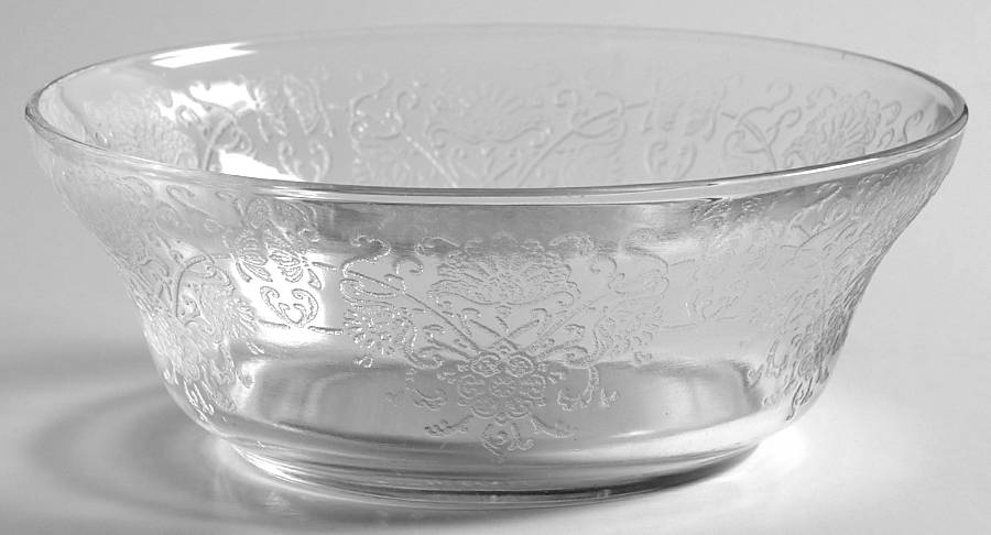 Florentine 2 Clear 4" Small Fruit/Dessert Bowl by Hazel-Atlas-1