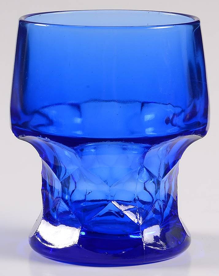 Georgian Blue 8 Oz Flat Tumbler by Hazel-Atlas-1