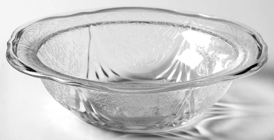 Royal Lace Clear Small Fruit Dessert Bowl by Hazel-Atlas-1