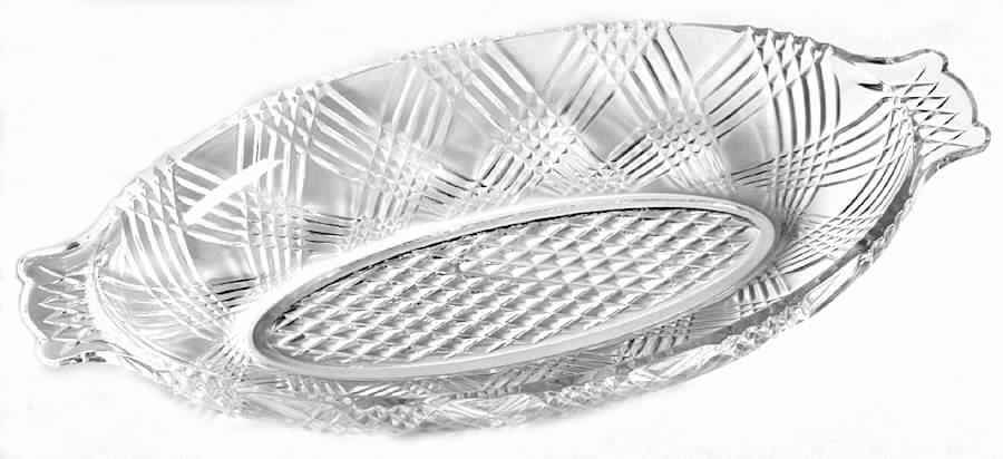 Starlight Clear 8" Oval Relish by Hazel-Atlas-1