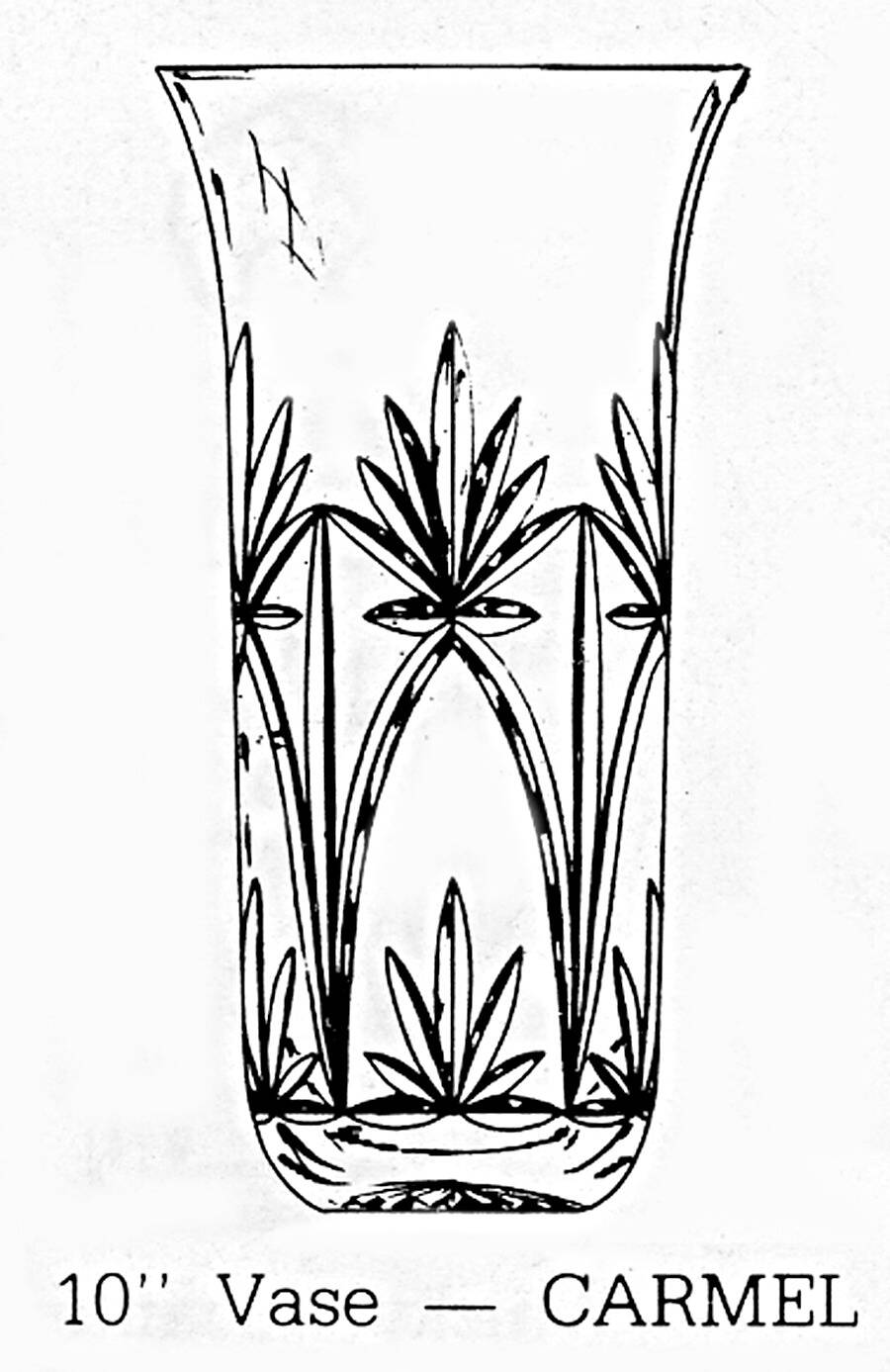 Bel Air 10" Flower Vase by Atlantis-1