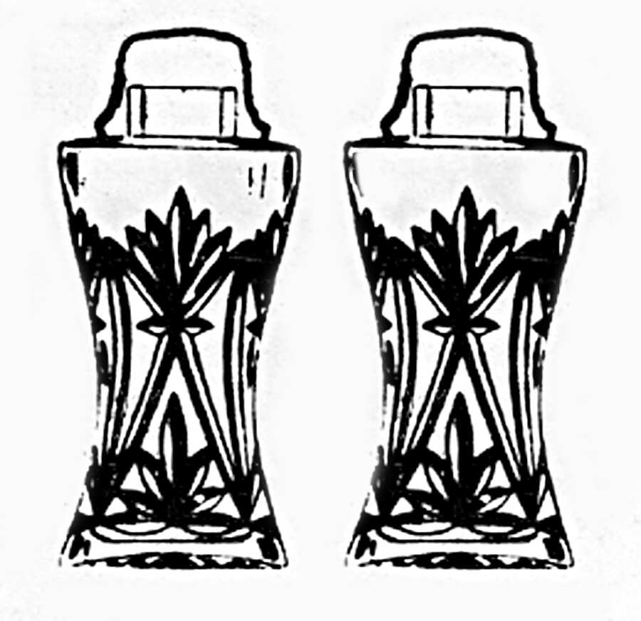 Bel Air Salt and Pepper Shakers with Metal Lids by Atlantis-1