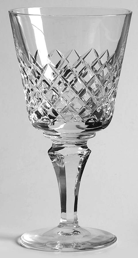Diamante (Cut) Wine Glass by Atlantis-1