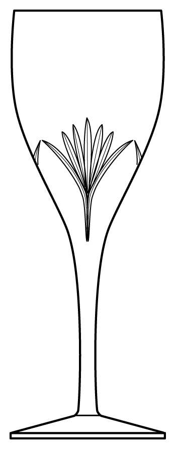 Juliette Water Goblet by Atlantis-1