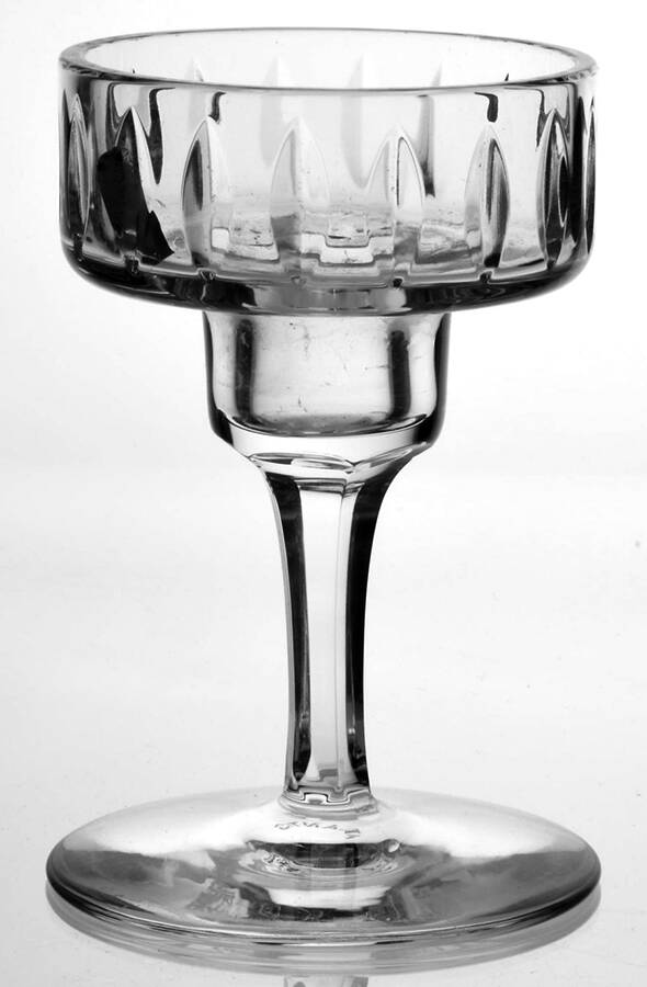 Thames (Cut) Hurricane Lamp, No Globe by Atlantis-1