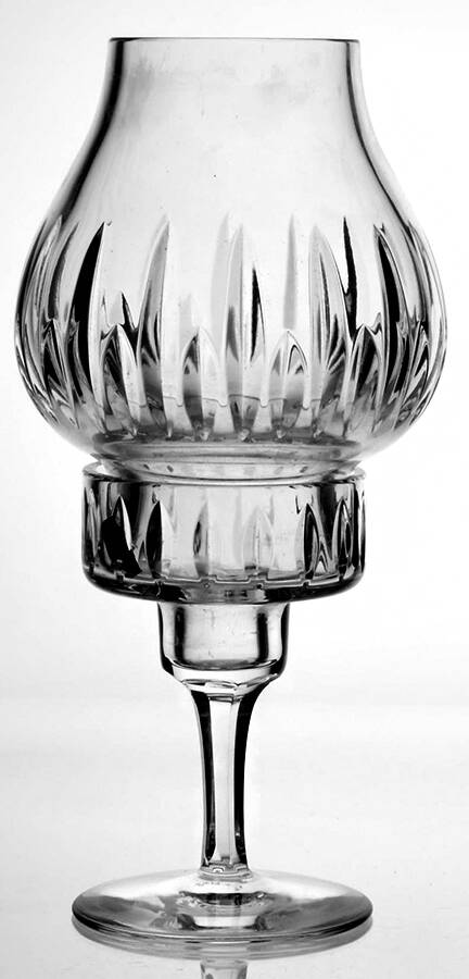 Thames (Cut) Hurricane Lamp & Globe by Atlantis-1